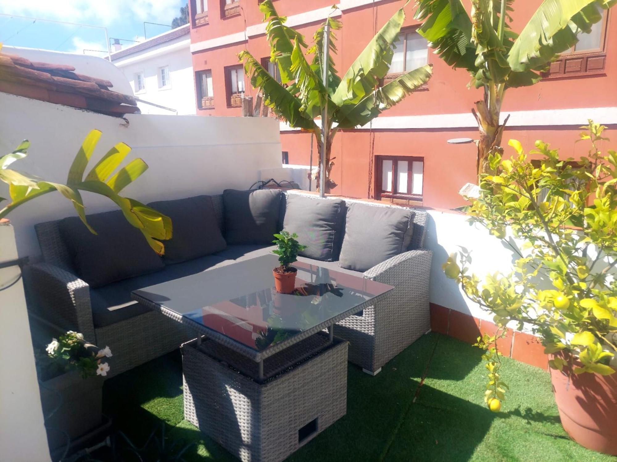Апартаменты Agradable Casa Con Terraza Сан-Кристобаль-де-Ла-Лагуна Экстерьер фото