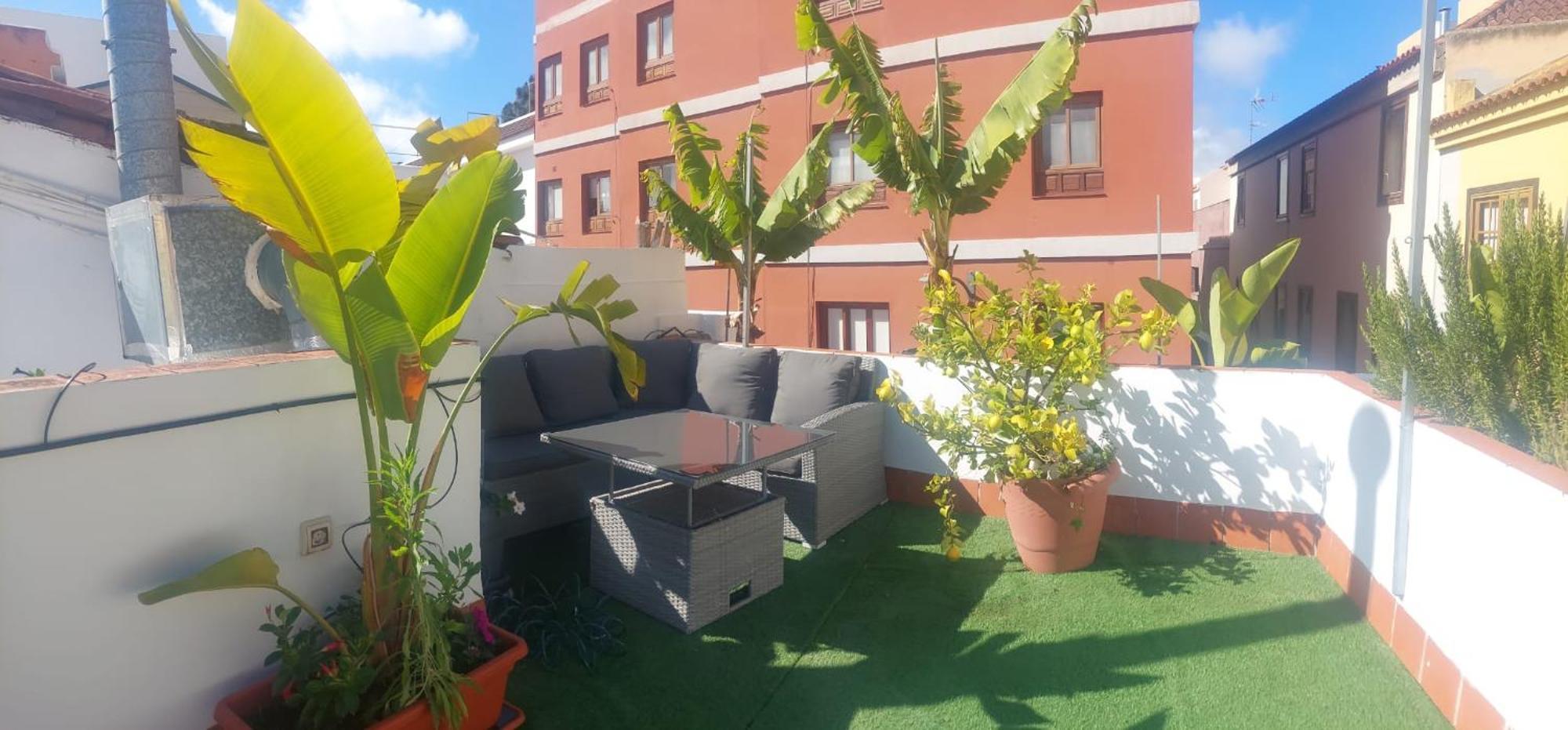 Апартаменты Agradable Casa Con Terraza Сан-Кристобаль-де-Ла-Лагуна Экстерьер фото