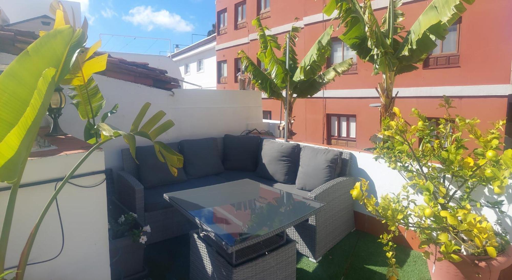 Апартаменты Agradable Casa Con Terraza Сан-Кристобаль-де-Ла-Лагуна Экстерьер фото